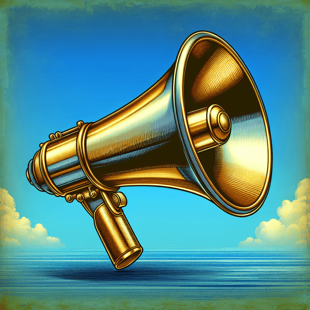 Content outreach -> Megaphone , photo