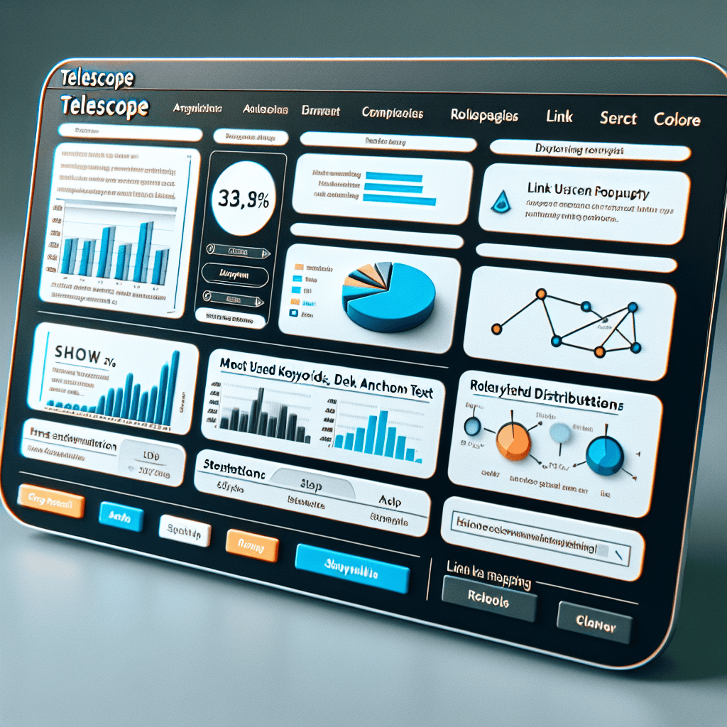 Anchor text analysis software: Telescope , photo