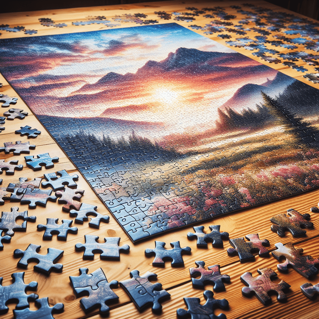 Jigsaw puzzle , photo