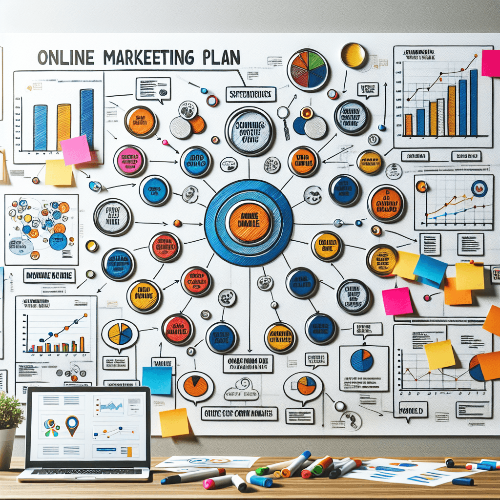 Online marketing plan , photo