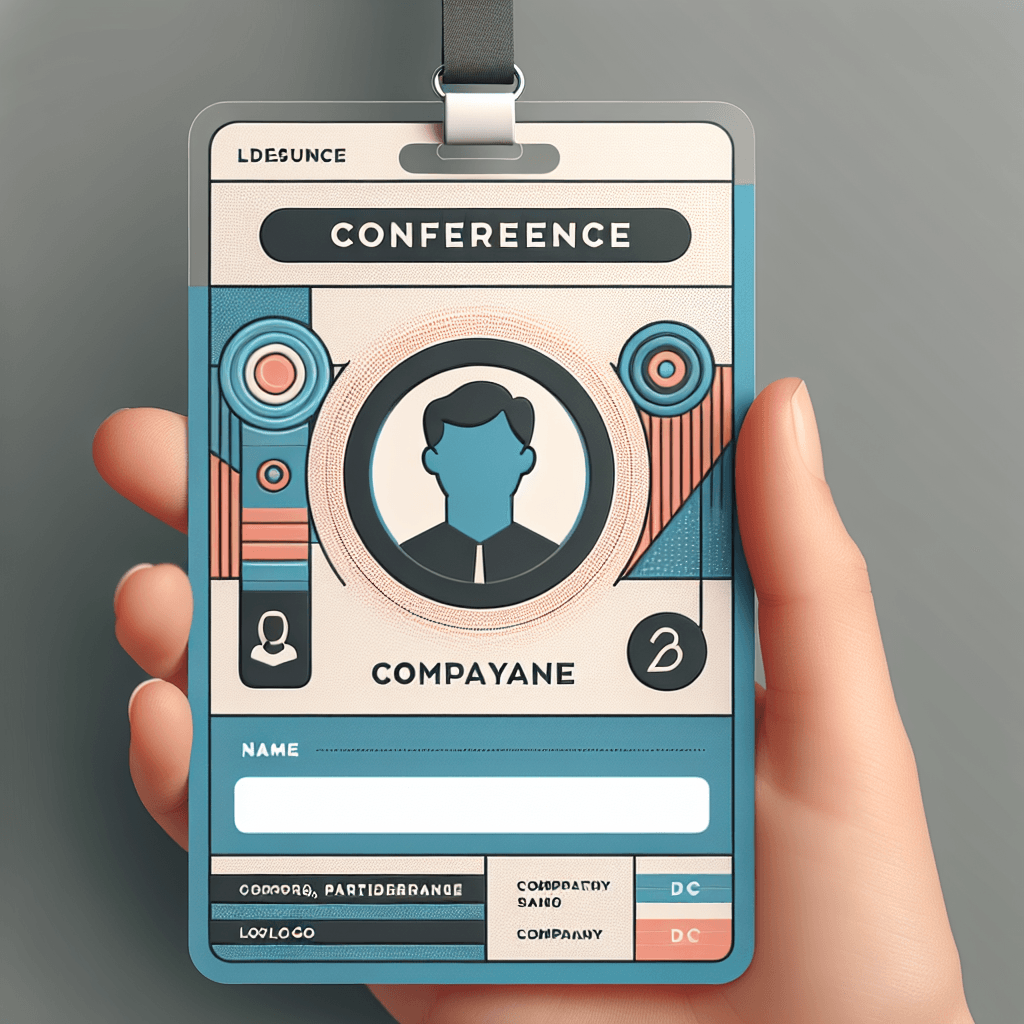 Event participation -> Conference badge , photo