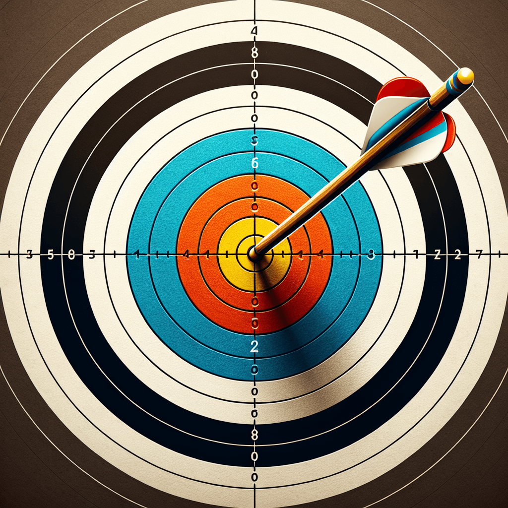 Bullseye arrow , photo