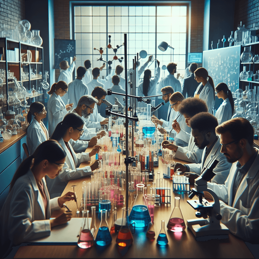 Laboratory experiment , photo