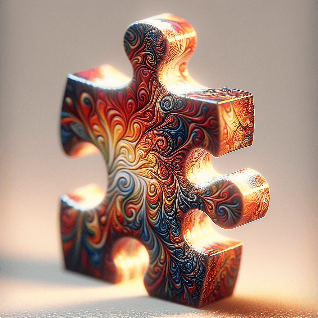 Puzzle piece , photo