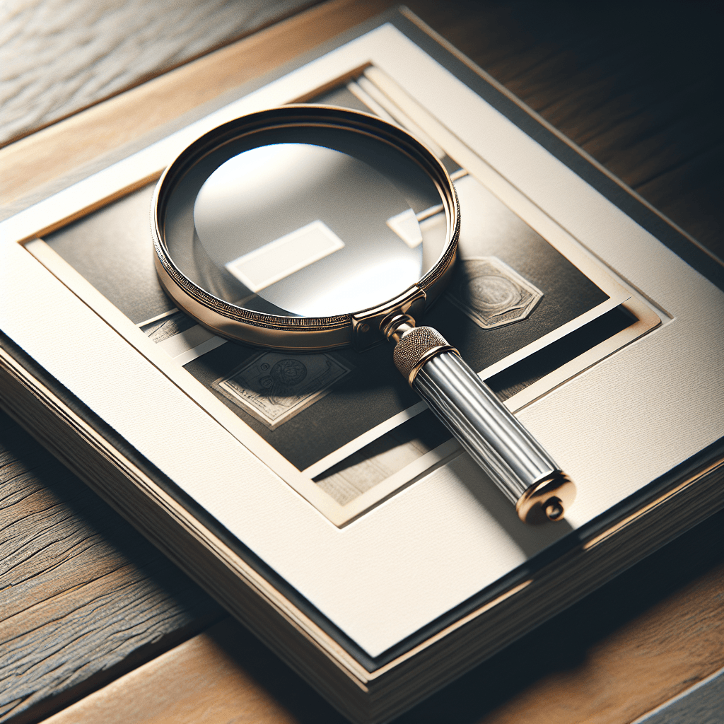 Magnifying glass , photo