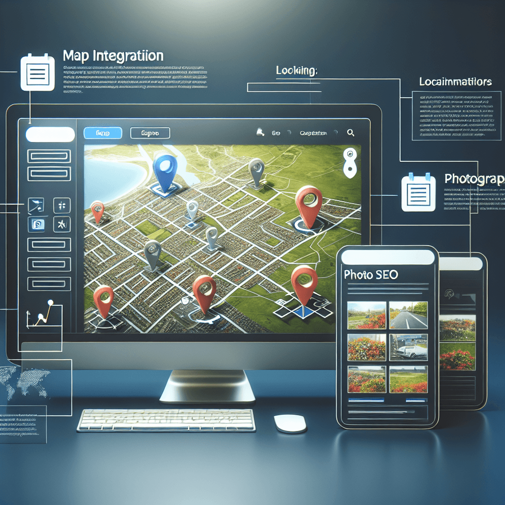 Local SEO best practices: Map integration , photo